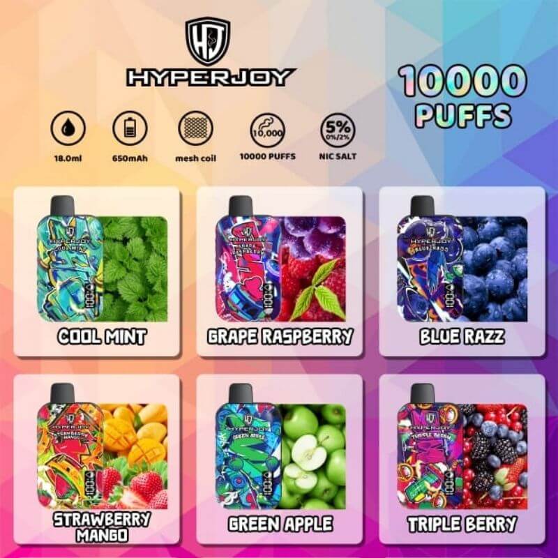 Hyperjoy 10000 Puffs Disposable Vape