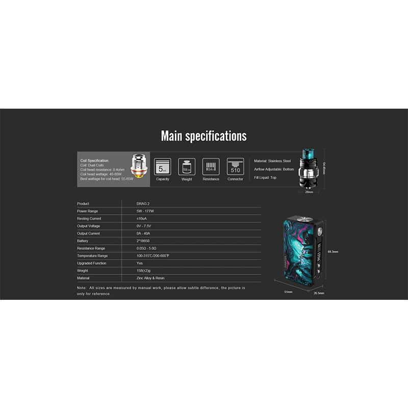 Drag 2 & UFORCE T2 Tank Platinum Edition