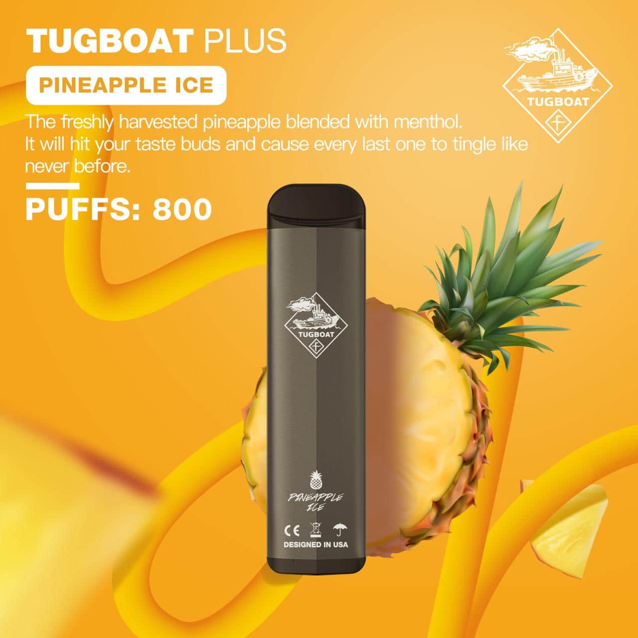 TUGBOAT VAPE DISPOSABLE PODS (800 Puffs)