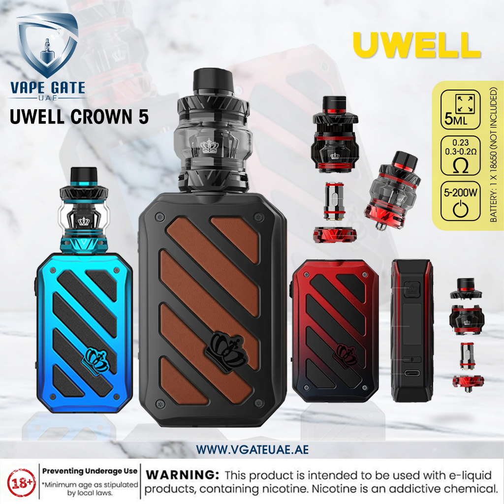 Uwell Crown 5 Box Mod Kit