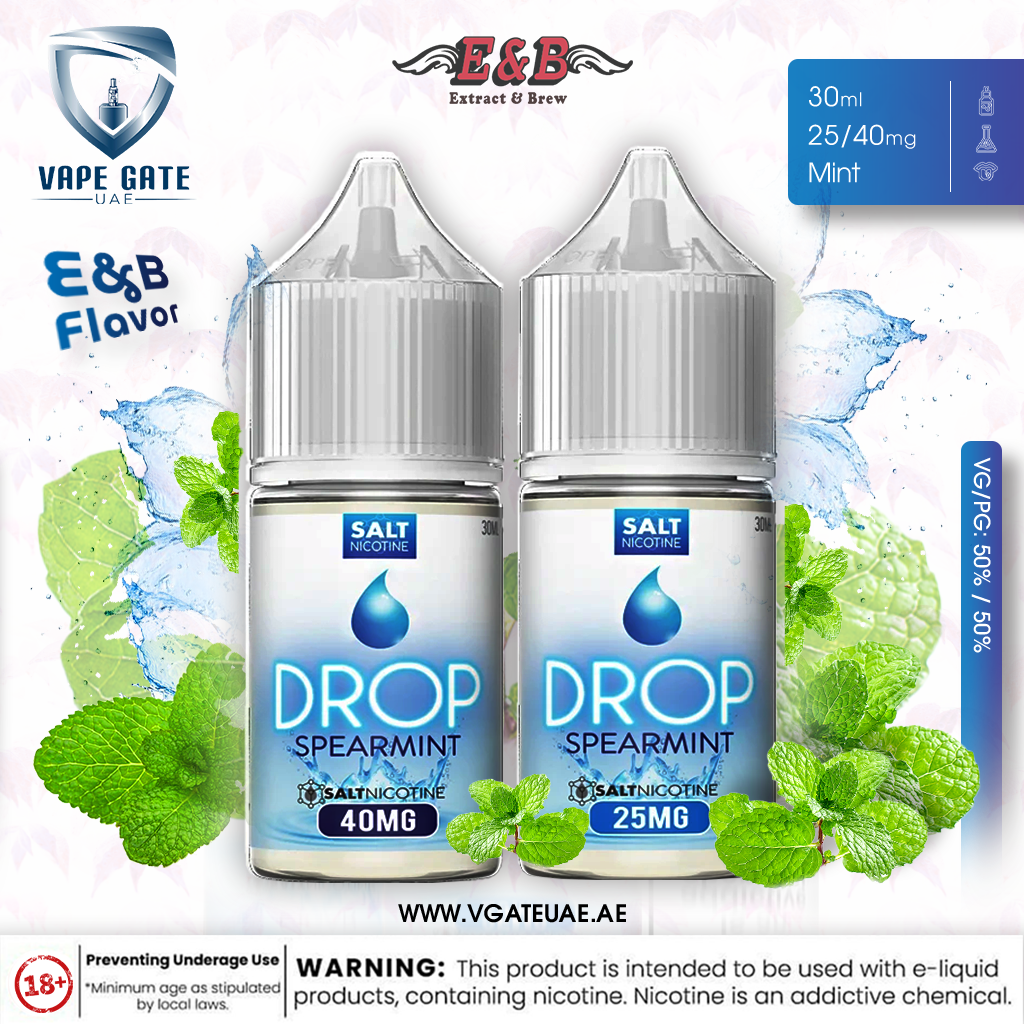 Spearmint - Drop 30mL SaltNic by E&B Flavor
