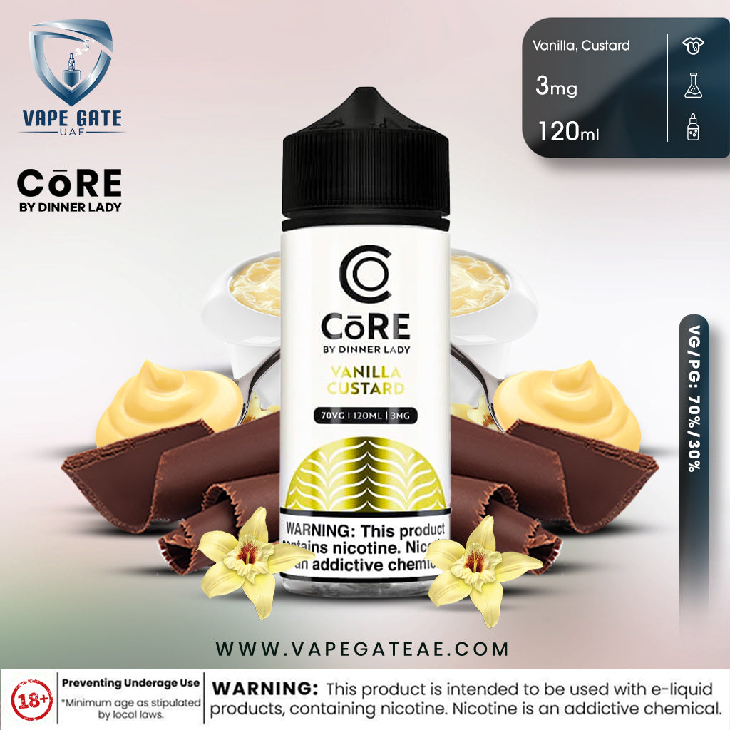 CORE BY DINNER LADY - VANILLA CUSTARD (120ML)