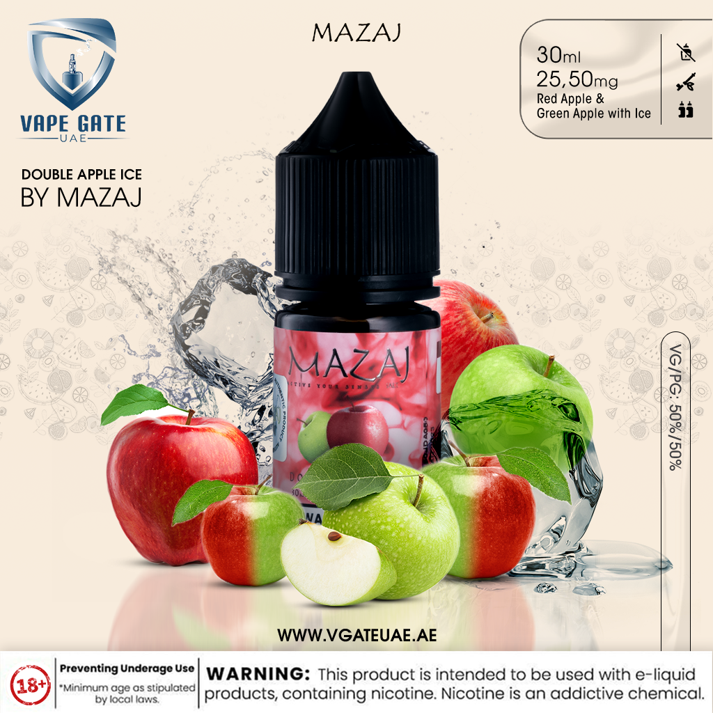 Double Apple Ice - by Mazaj 30ml SaltNic