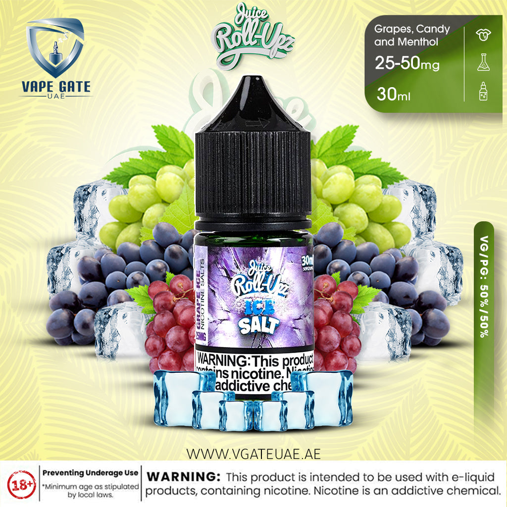 Grape Ice 30ml Saltnic - Juice Roll Upz