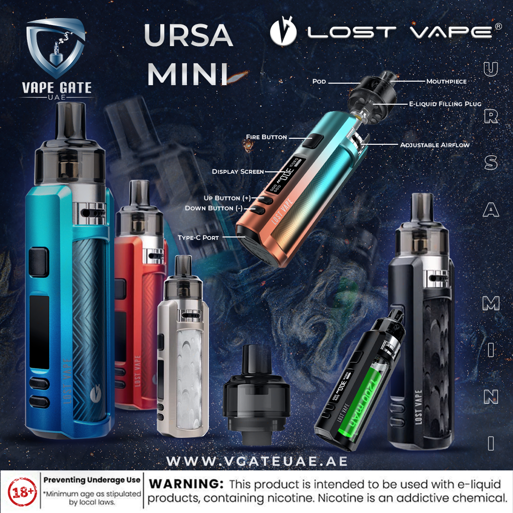 LOST VAPE URSA MINI POD SYSTEM KIT 1200MAH