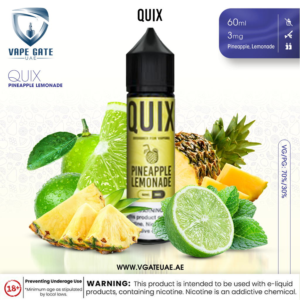 QUIX - PINEAPPLE LEMONADE 60ML ELIQUID