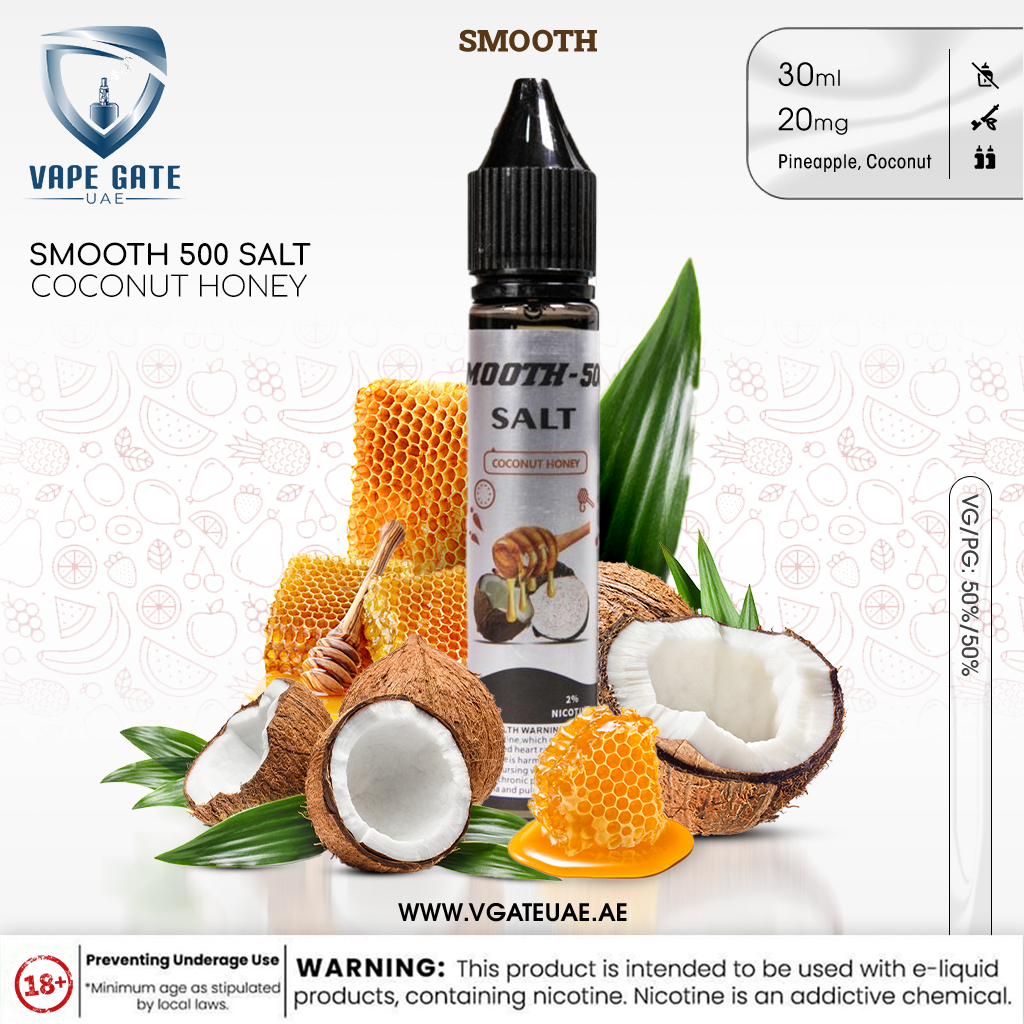 Smooth 500 Salt - Coconut Honey 30ml