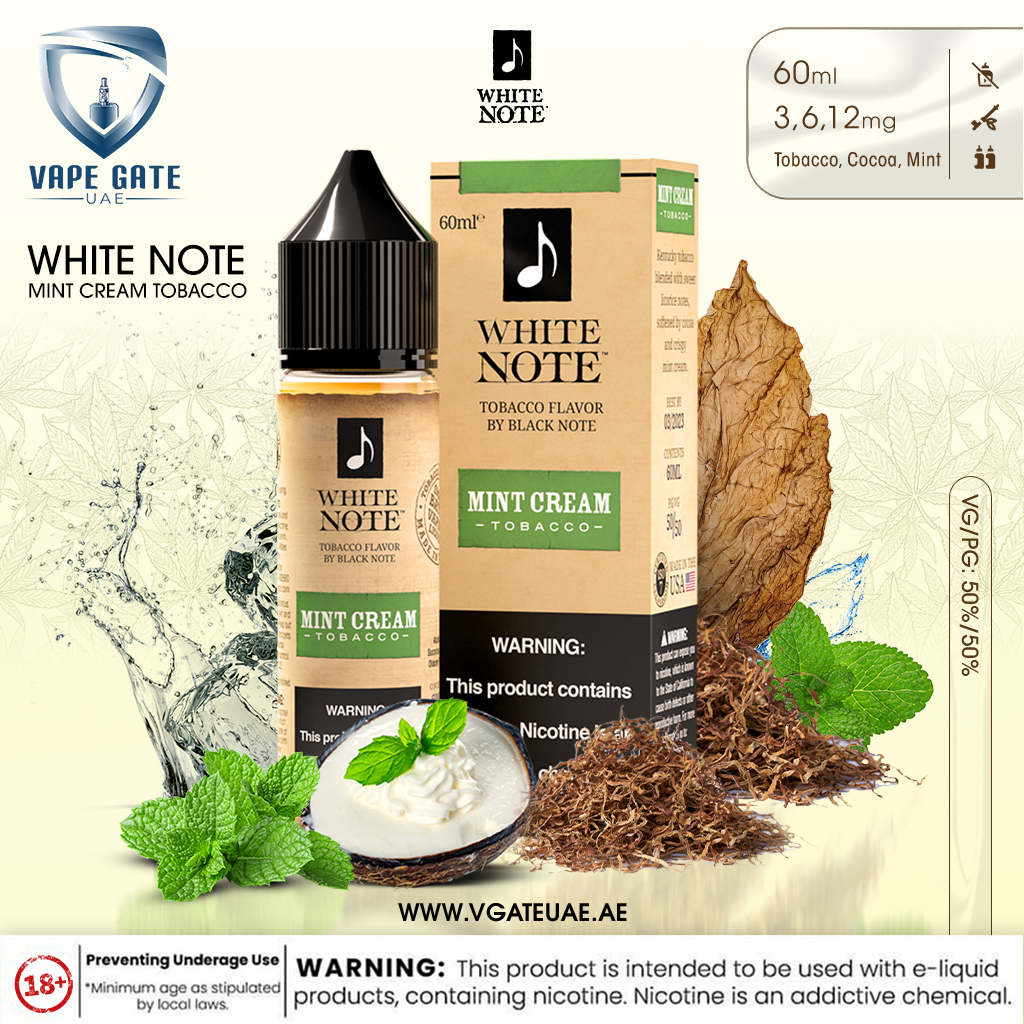 WHITE NOTE - Mint Cream Tobacco 60ML