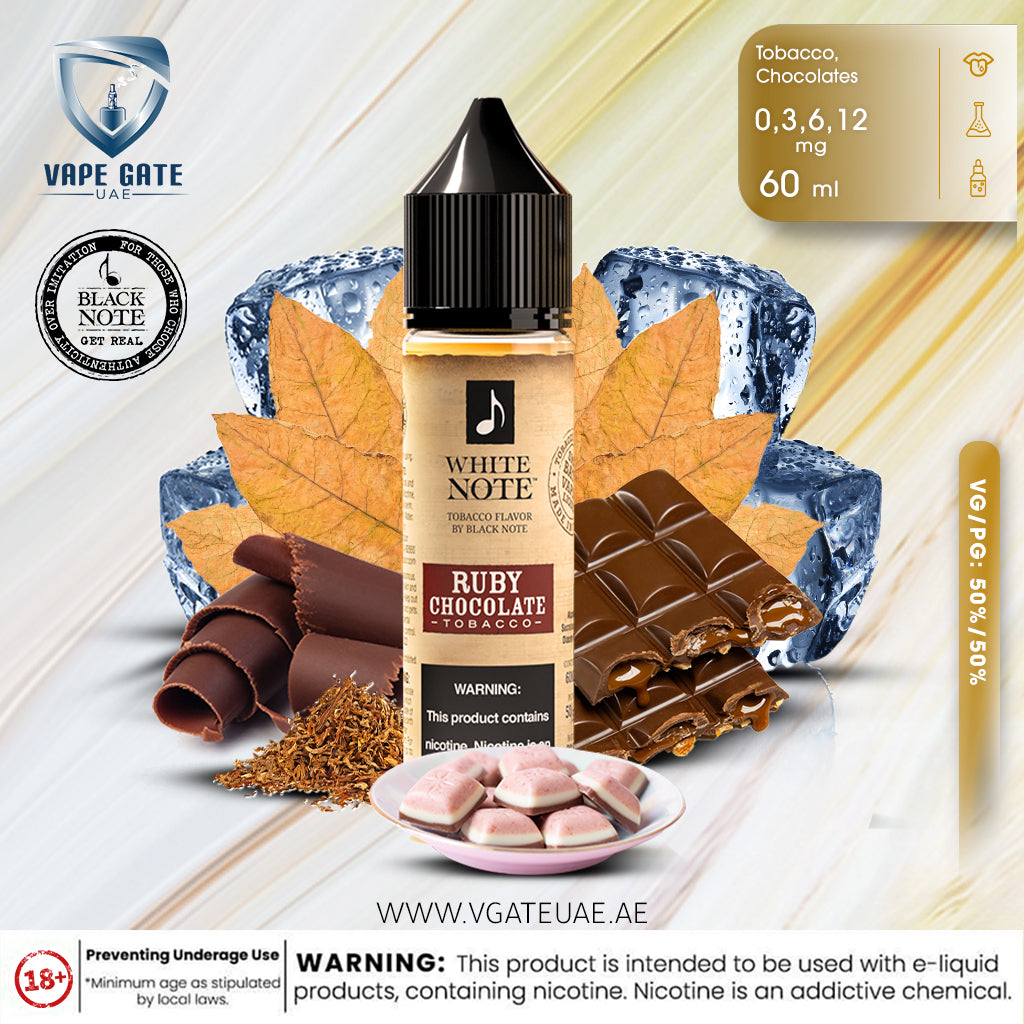 WHITE NOTE - Ruby Chocolate Tobacco 60ML