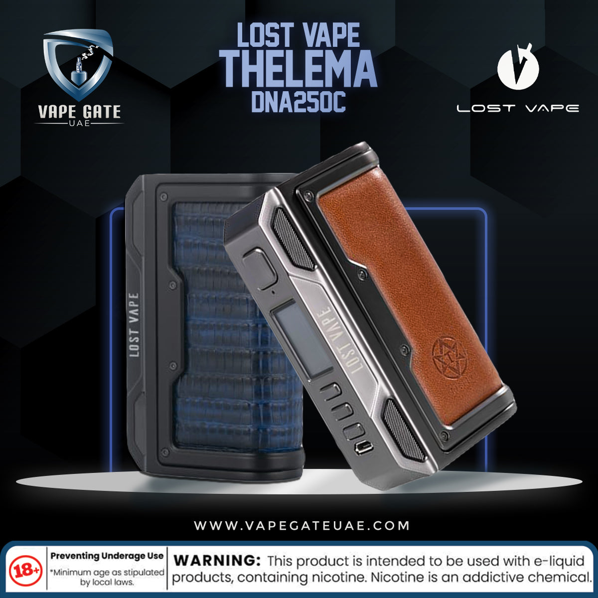 LOST VAPE THELEMA DNA 250C BOX MOD