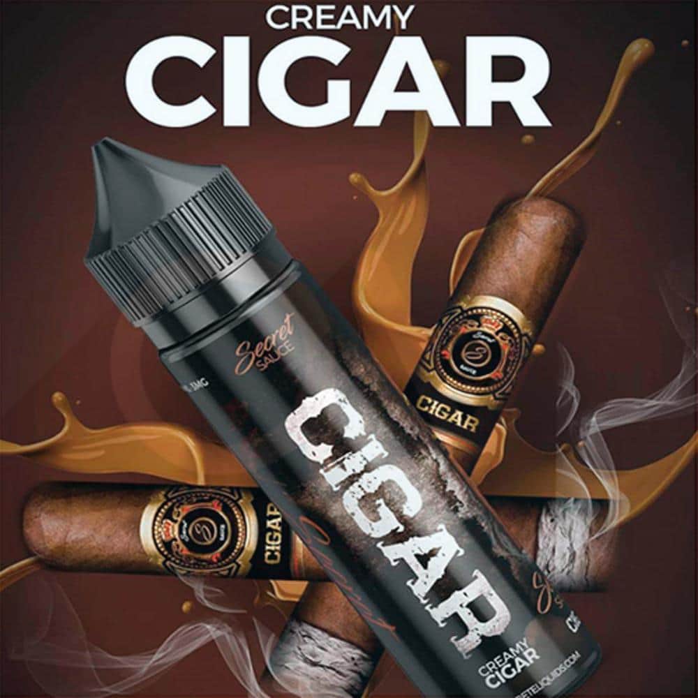 Creamy Cigar 60ml E Liquid by Secret Sauce