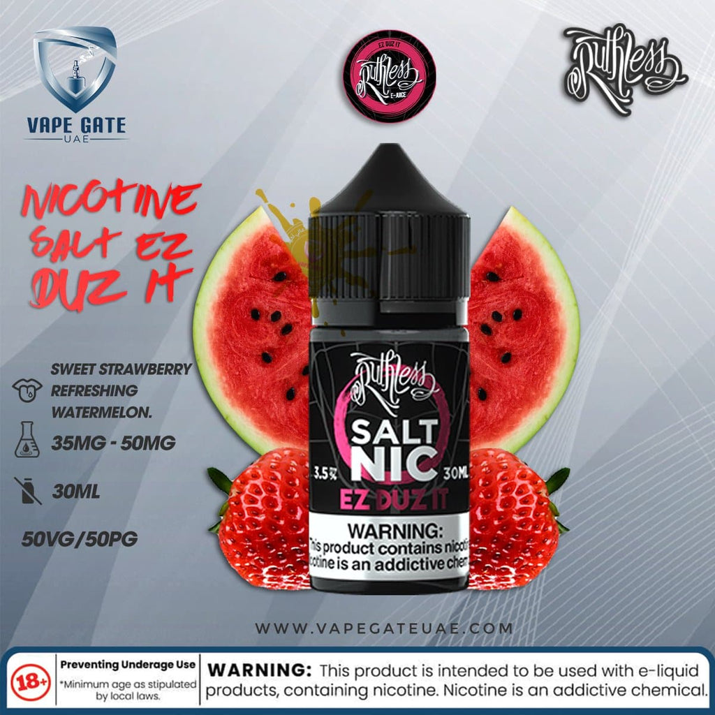 Ruthless Ez Duz It Salt Nic , 30ml