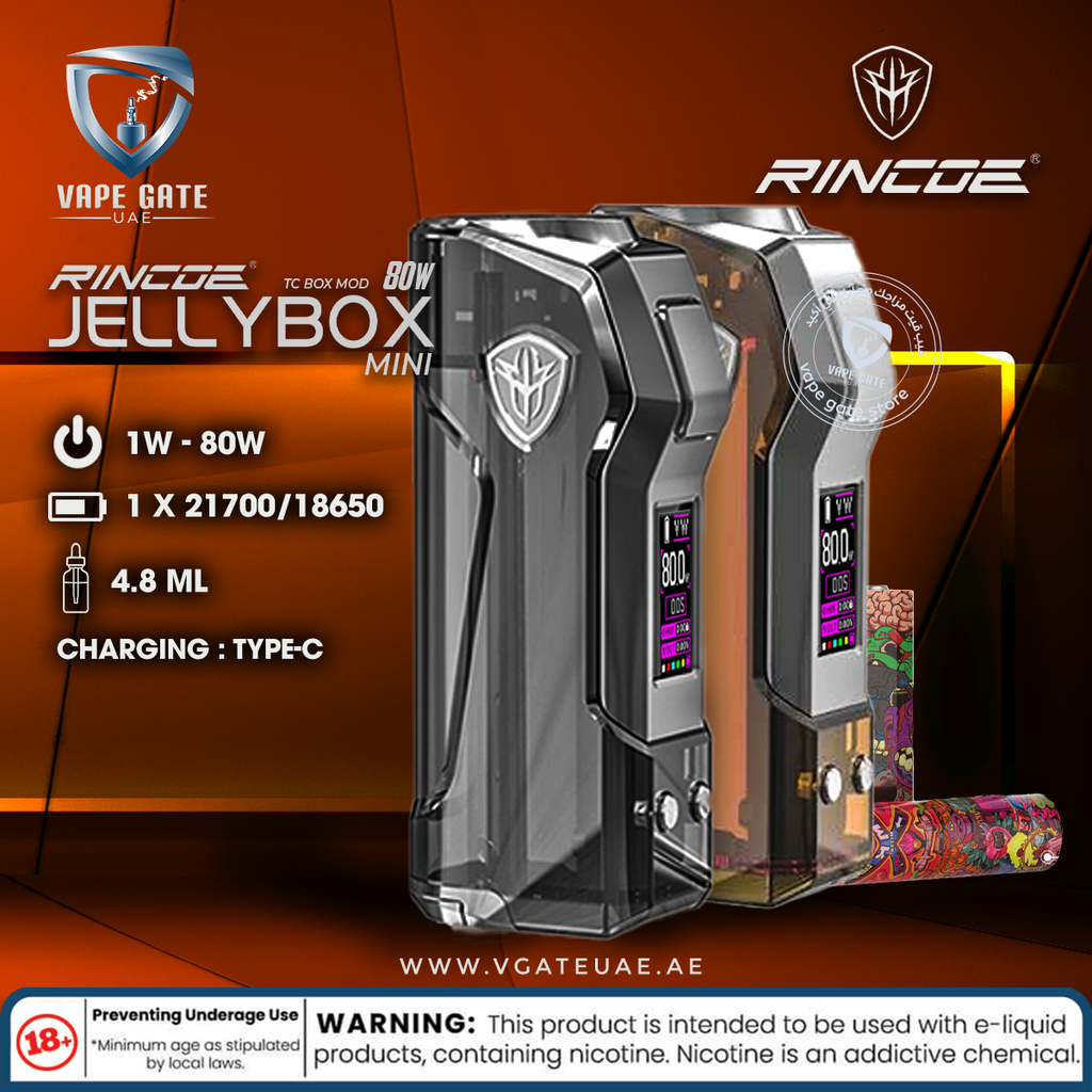 RINCOE JELLYBOX MINI 80W TC BOX MOD