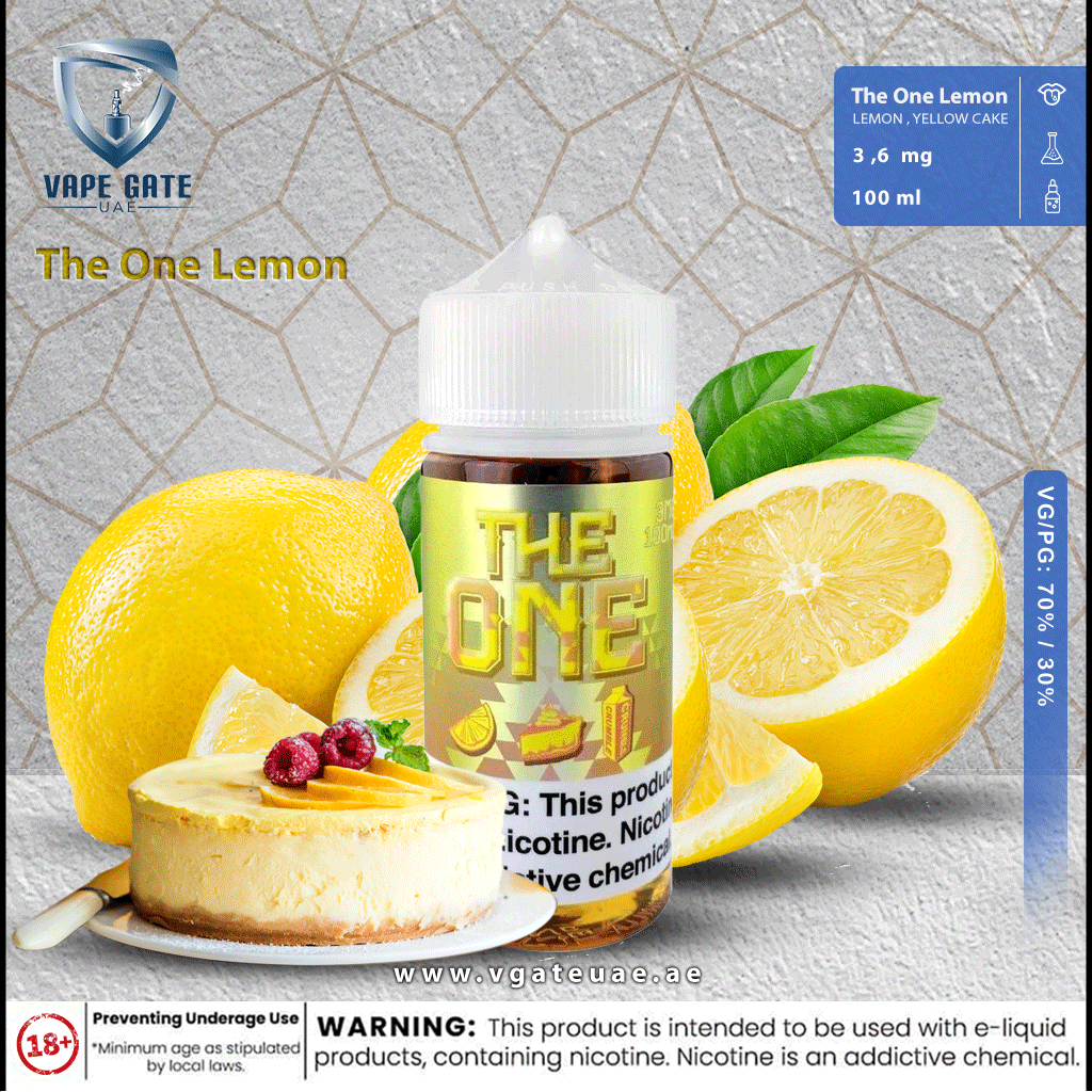 The One Lemon 100ml Eliquid by Beard Vape Co