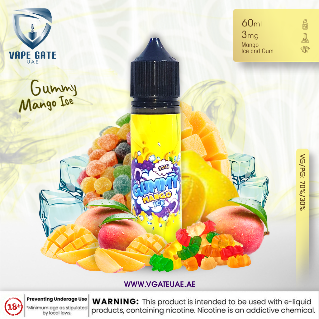 Gummy Mango Ice 60ml E Liquid by Gummy Eliquid