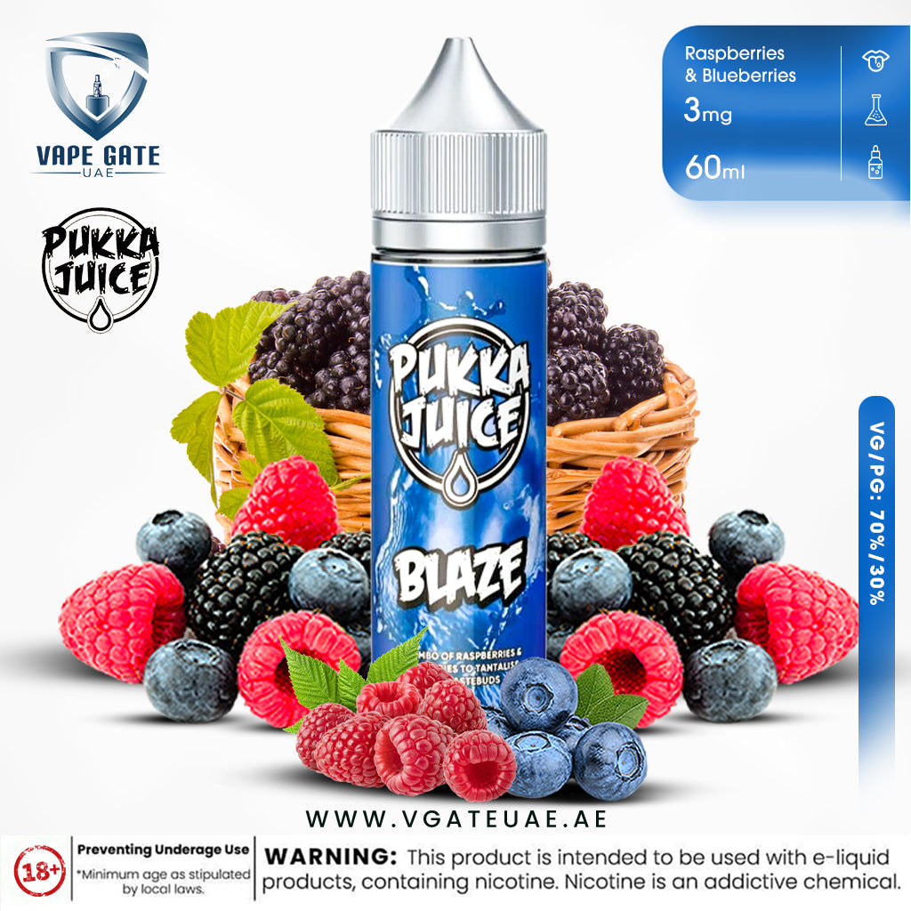 BLAZE - BY PUKKA JUICE  60ml E JUICE