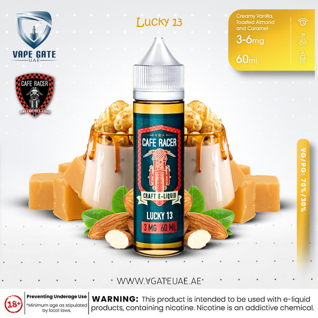 Lucky 13 60ml By Cafe Racer E-Liquid