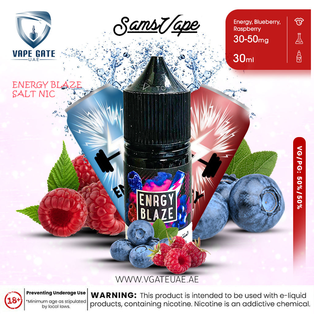 ENERGY BLAZE SALT NIC - SAMS VAPES