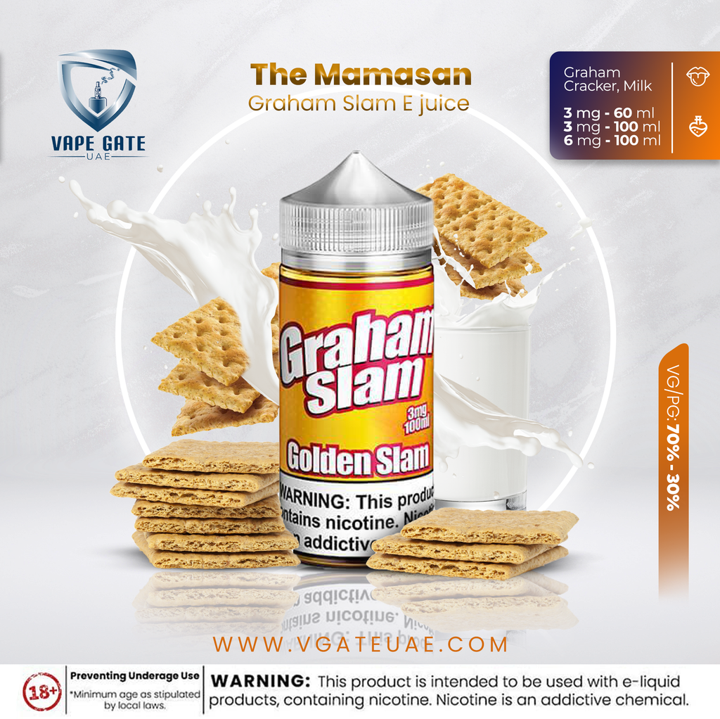 Graham Slam E juice 100 ml - by The Mamasan