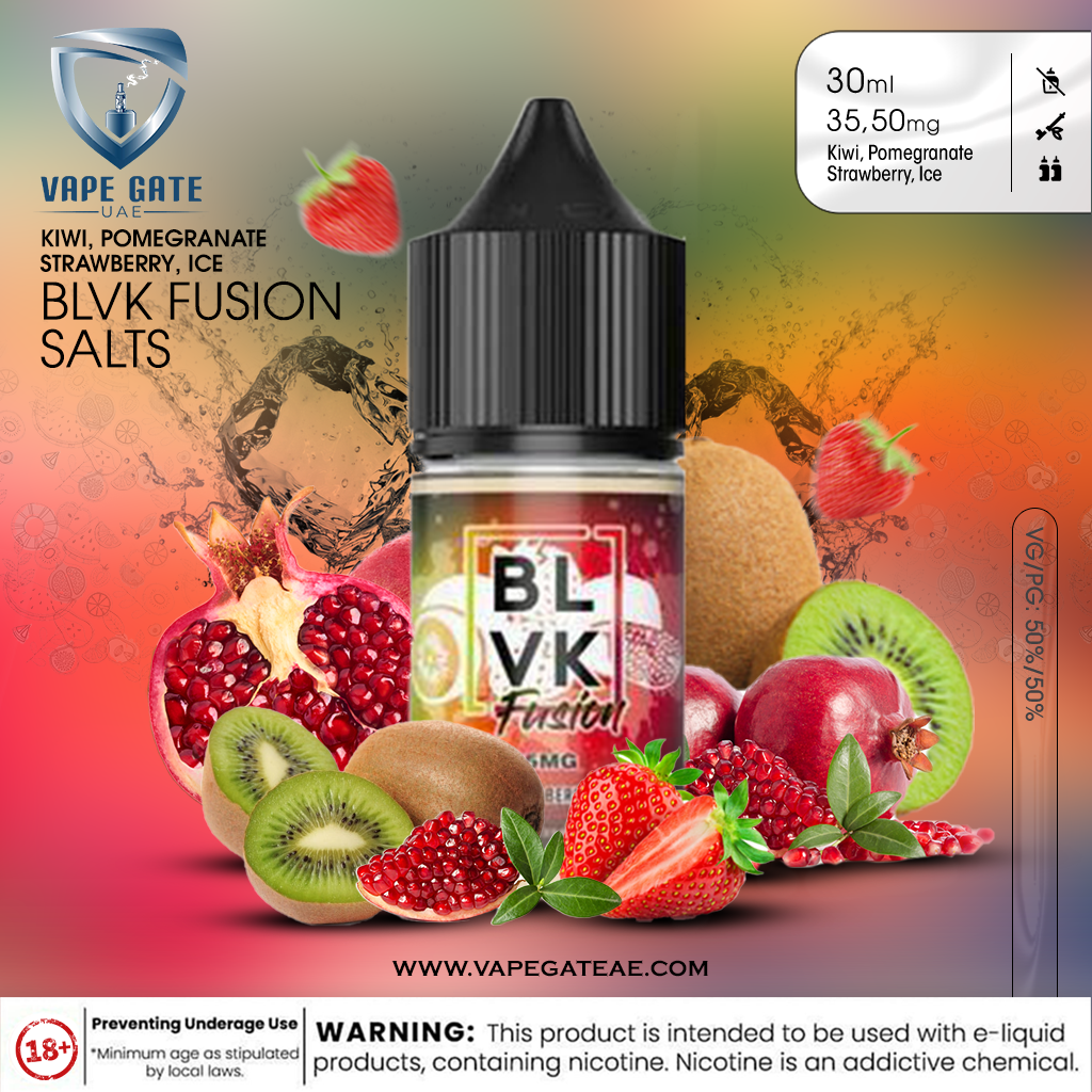 KIWI POM BERRY ICE - BLVK FUSION SALTS - 30ML