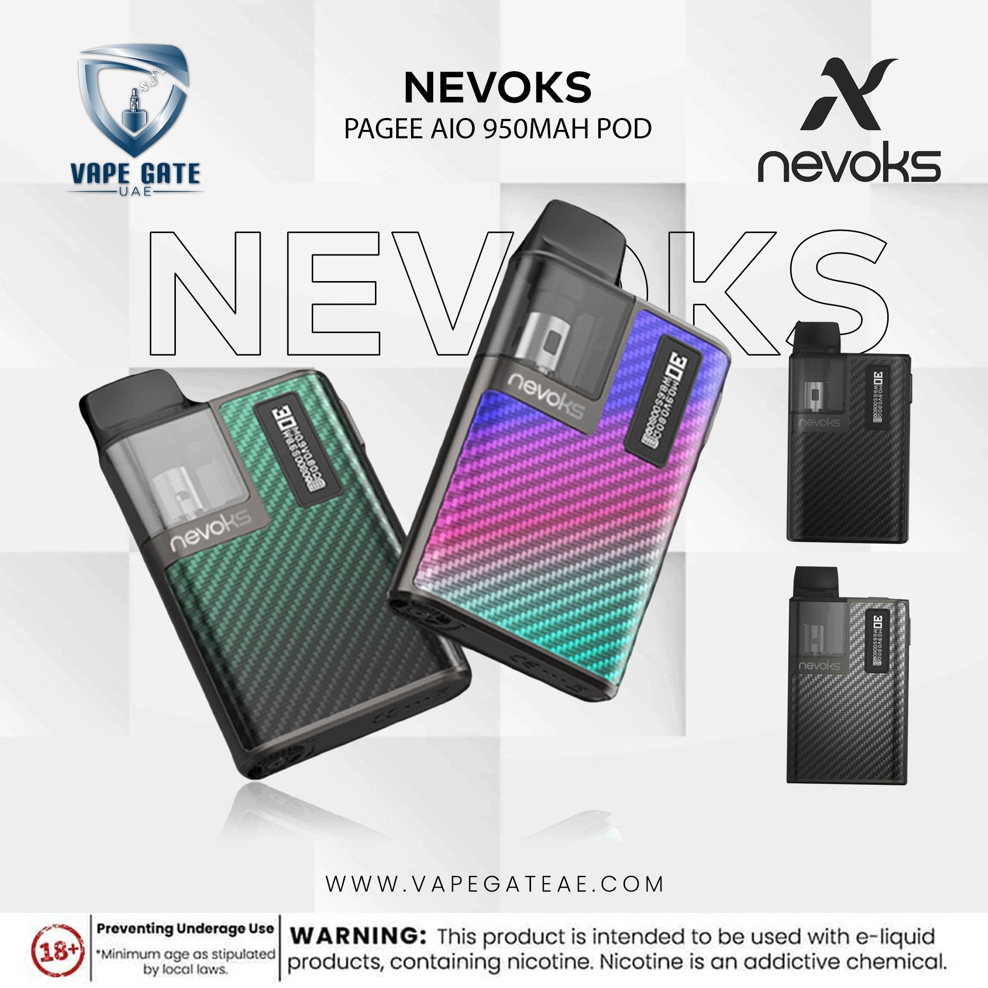 NEVOKS - PAGEE AIO 800MAH POD