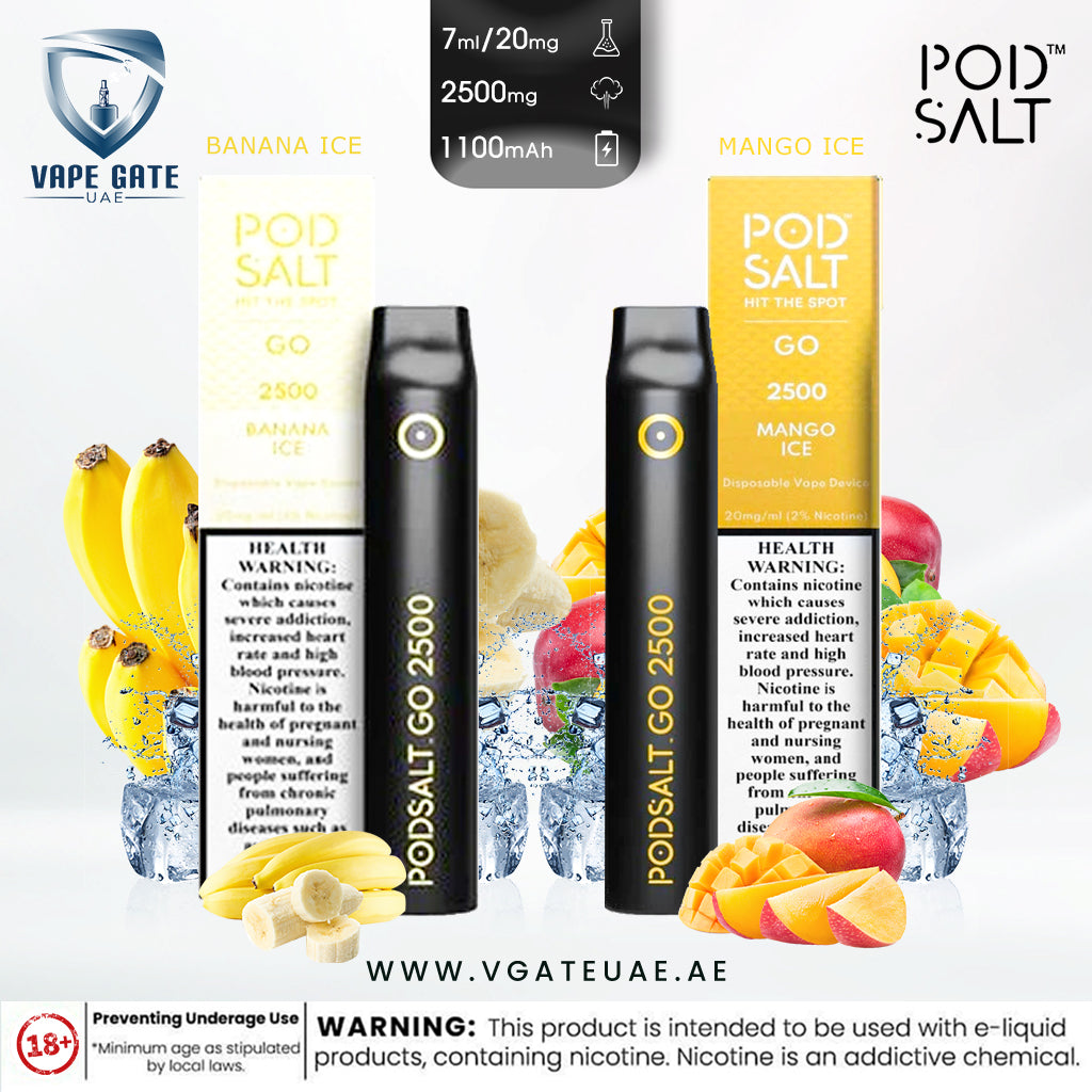PS GO 2500 Disposable Vape Device (20mg)
