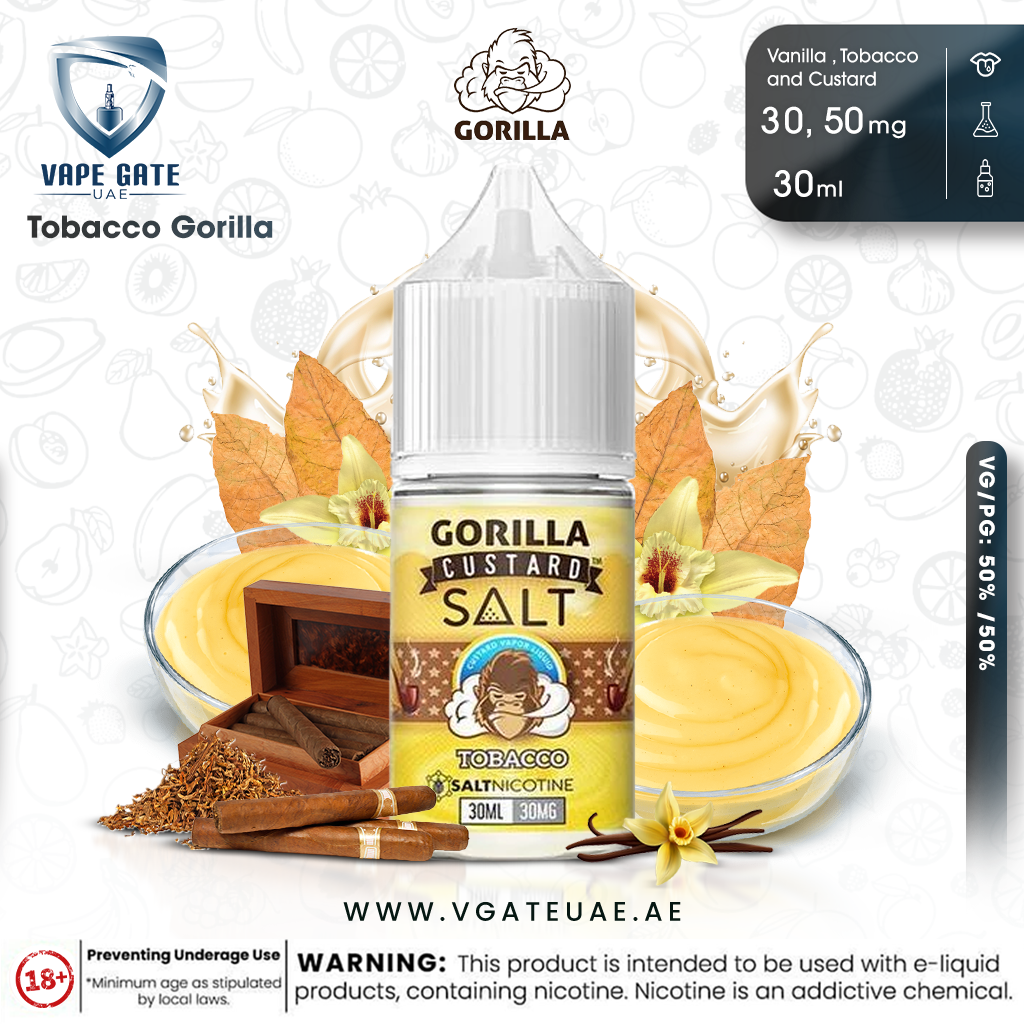 Tobacco Gorilla Custard SaltNic by E&B Flavor