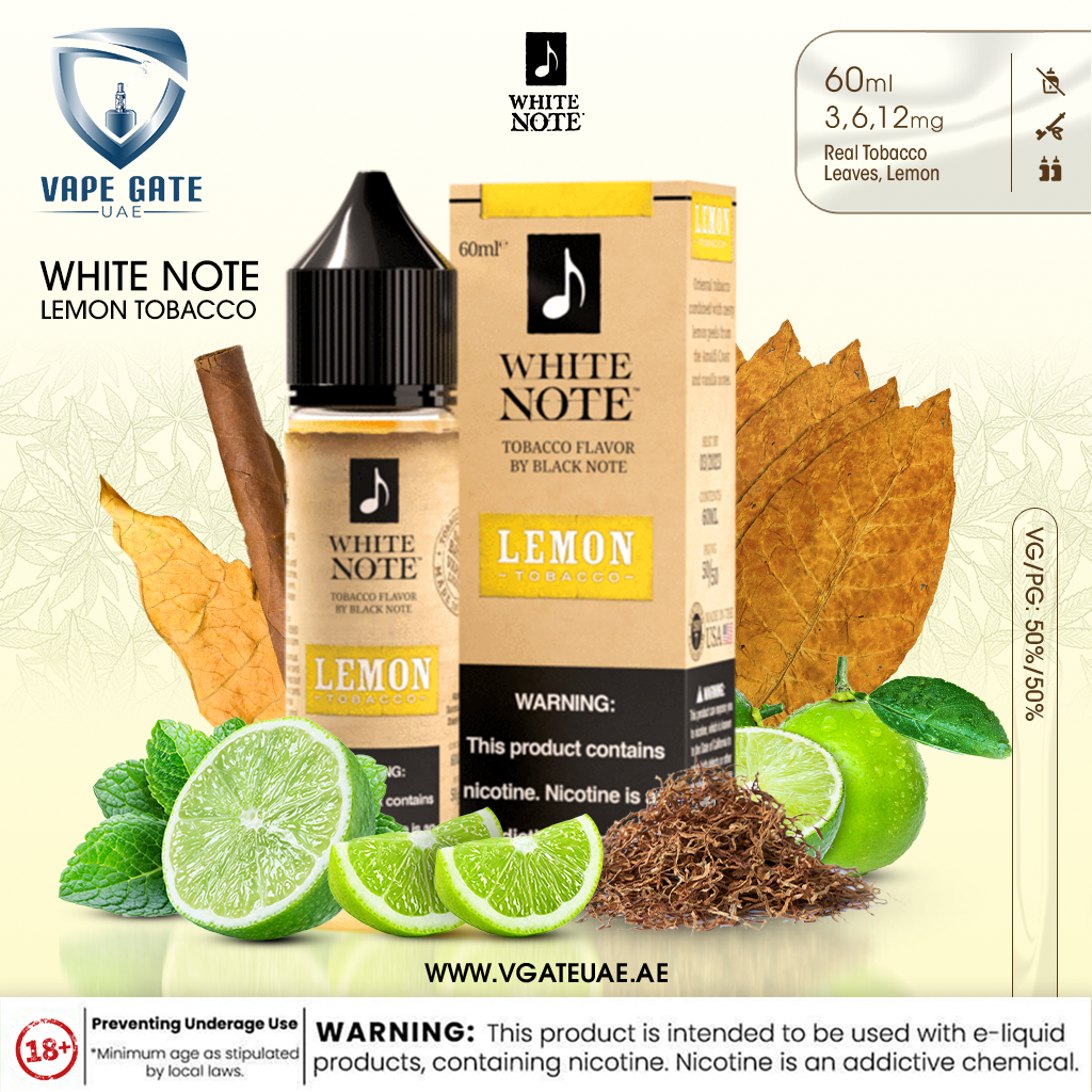 WHITE NOTE - Lemon Tobacco 60ML