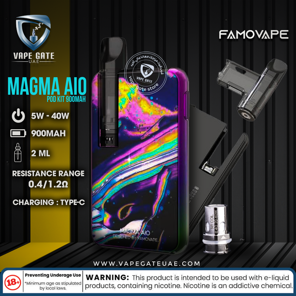 FAMOVAPE MAGMA AIO POD KIT 900MAH