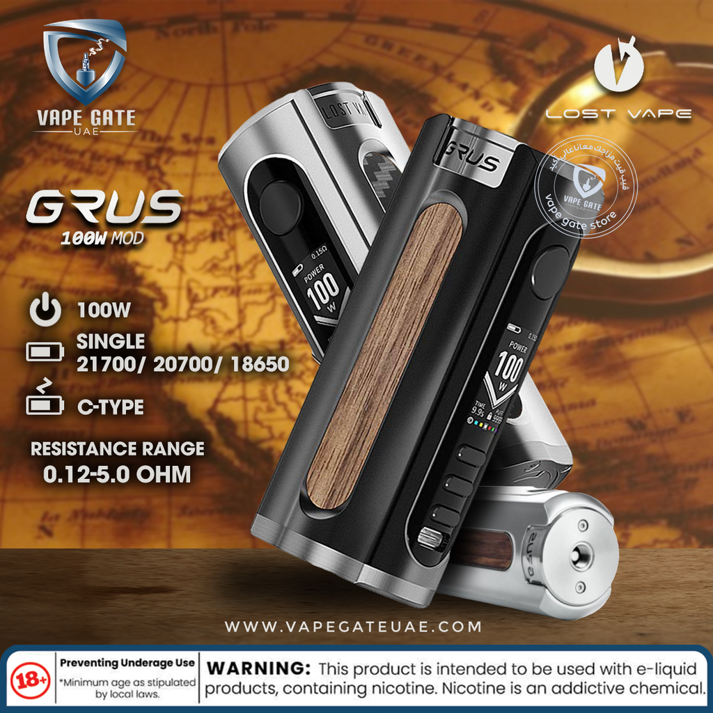 Grus 100W Box Mod - by Lost Vape