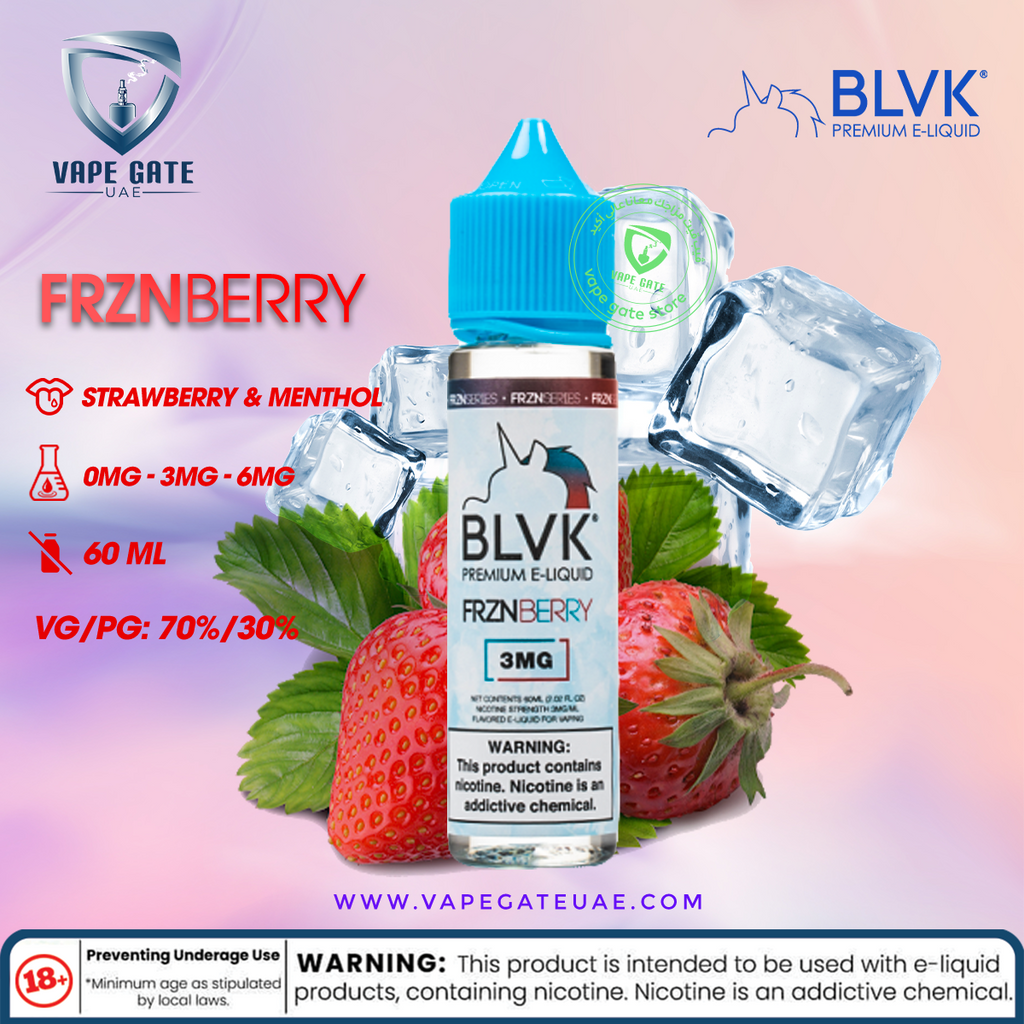 Frzn Berry -  BLVK Unicorn (Strawberry Menthol)