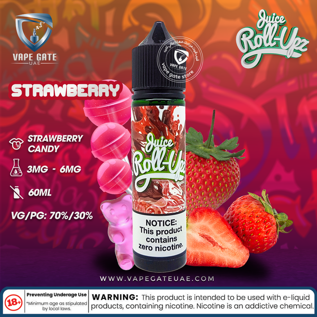 Strawberry - Juice Roll Upz