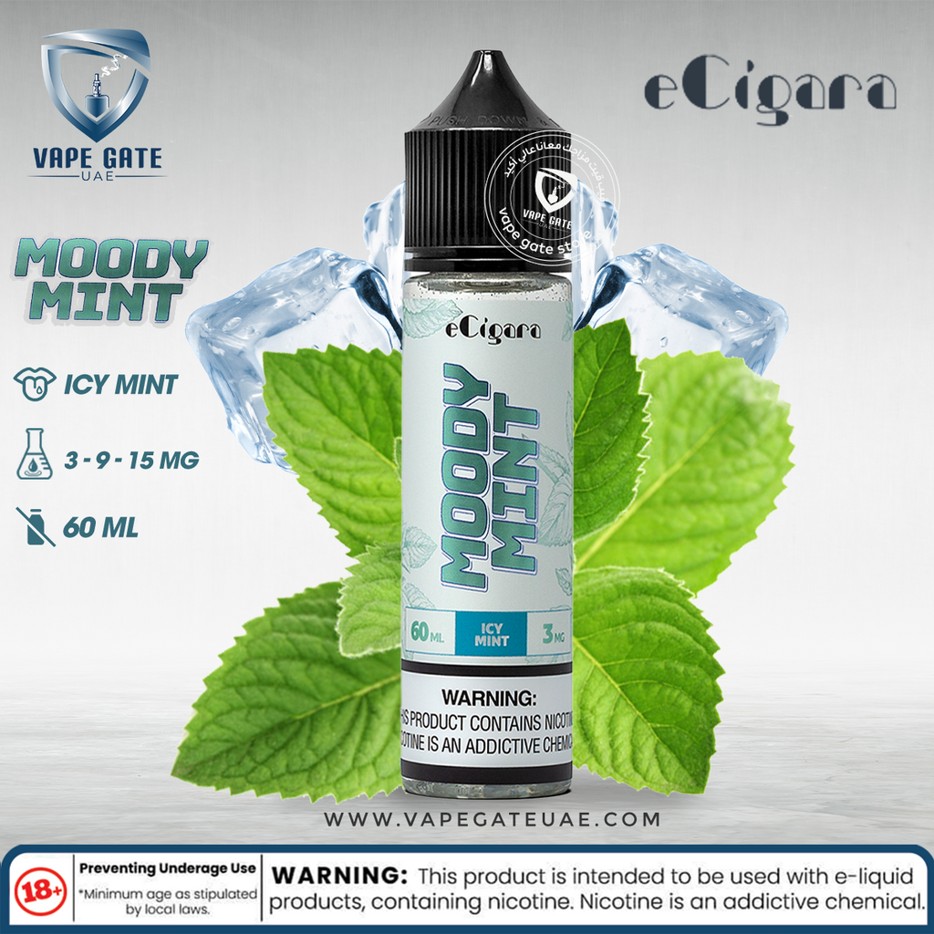 Moody Mint E Liquid by eCigara