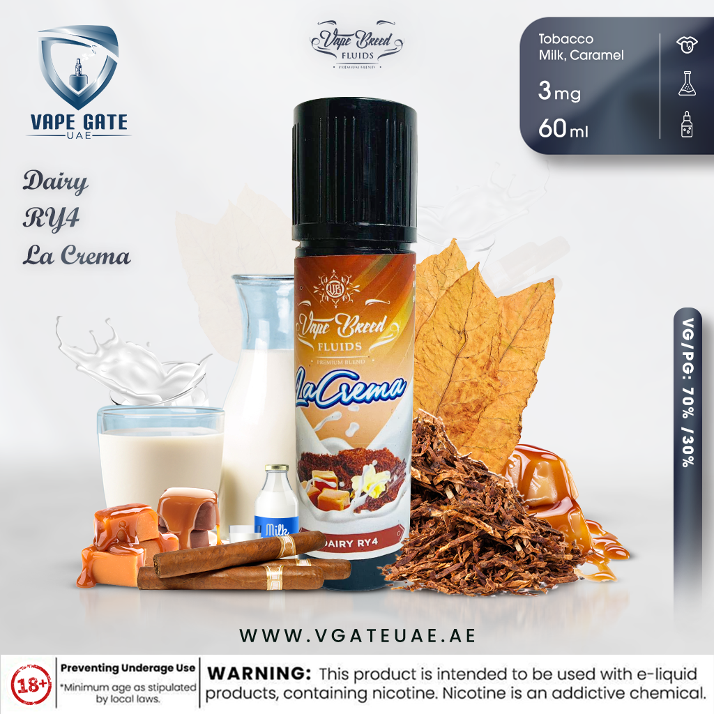 Dairy RY4 La Crema -  Vape Breed Fluids