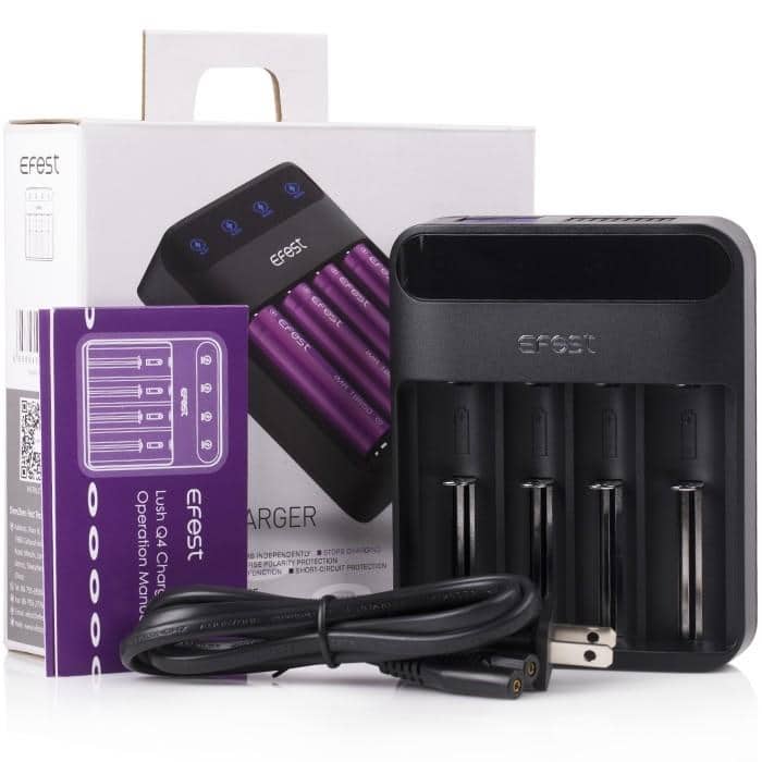 Efest LUSH Q4 4 Bay Battery Charger