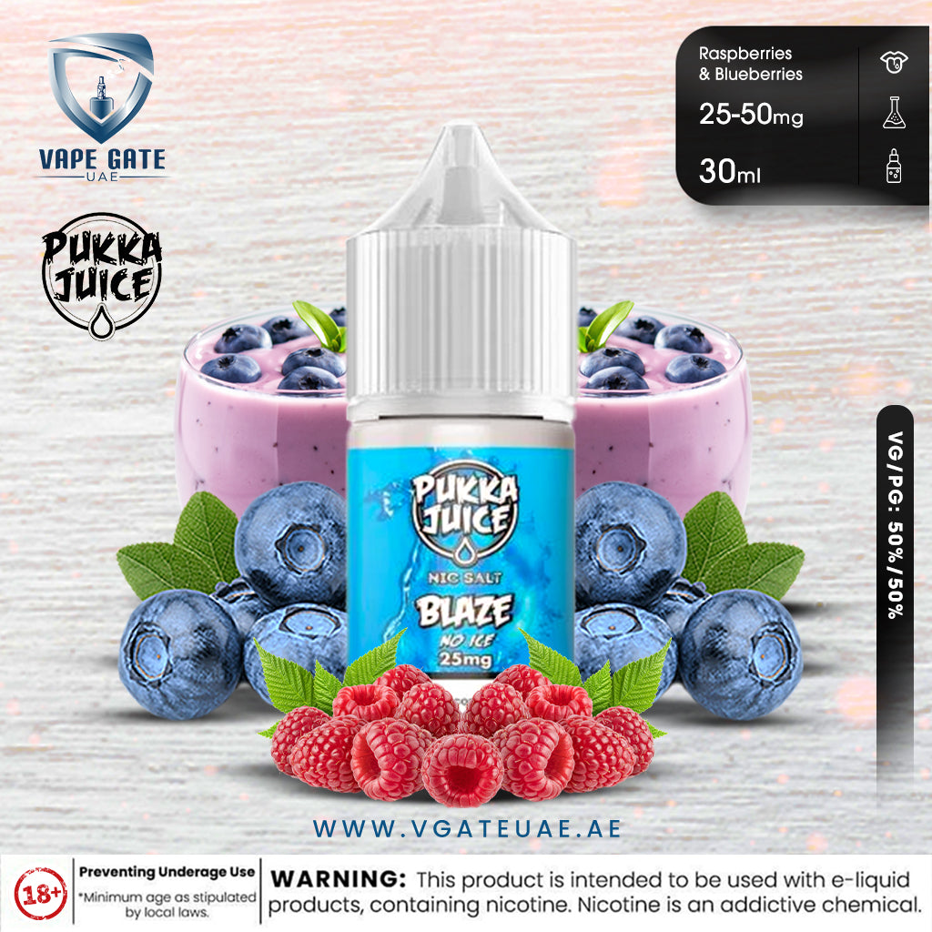 BLAZE NO ICE - BY PUKKA JUICE  30ml SALTNIC