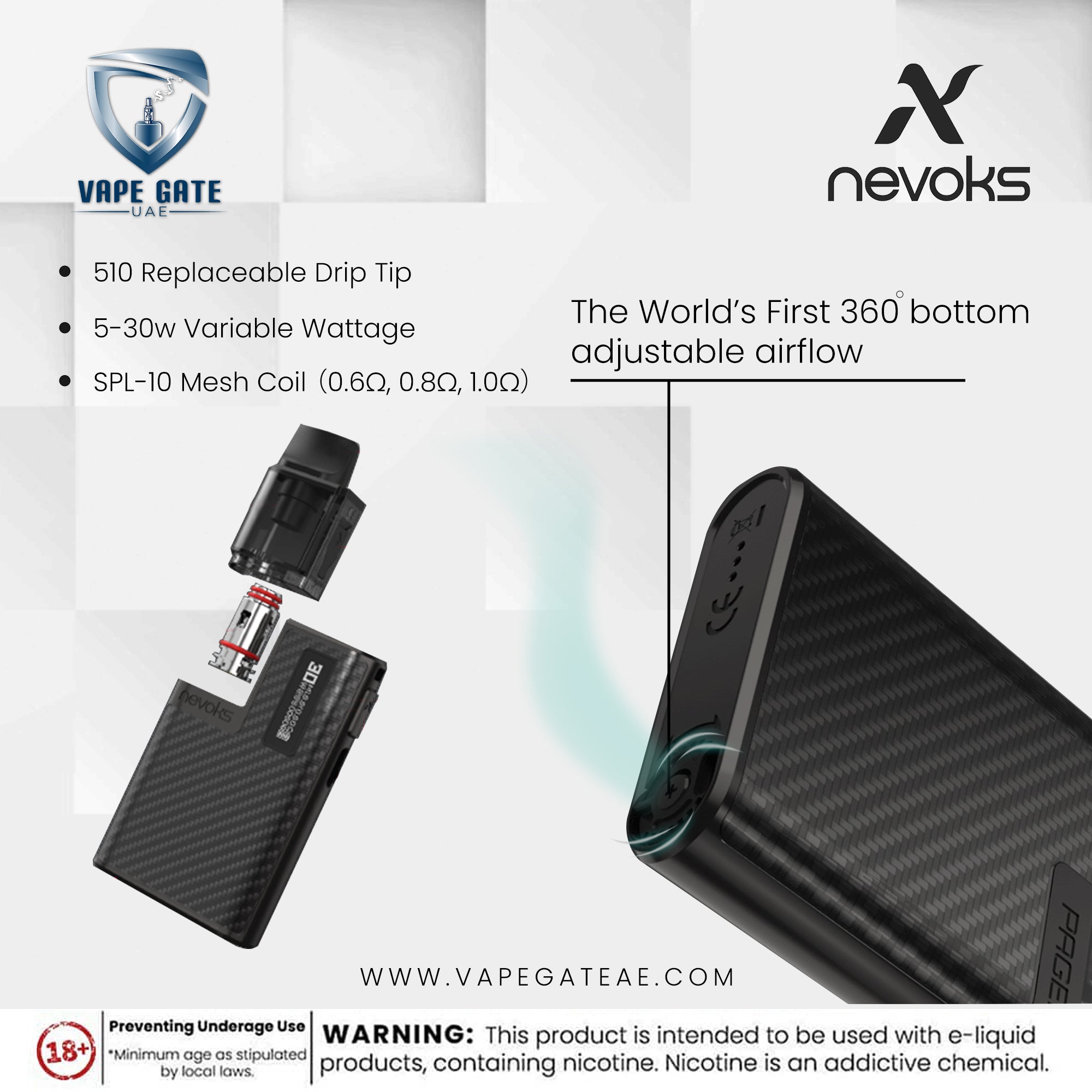 NEVOKS - PAGEE AIO 800MAH POD