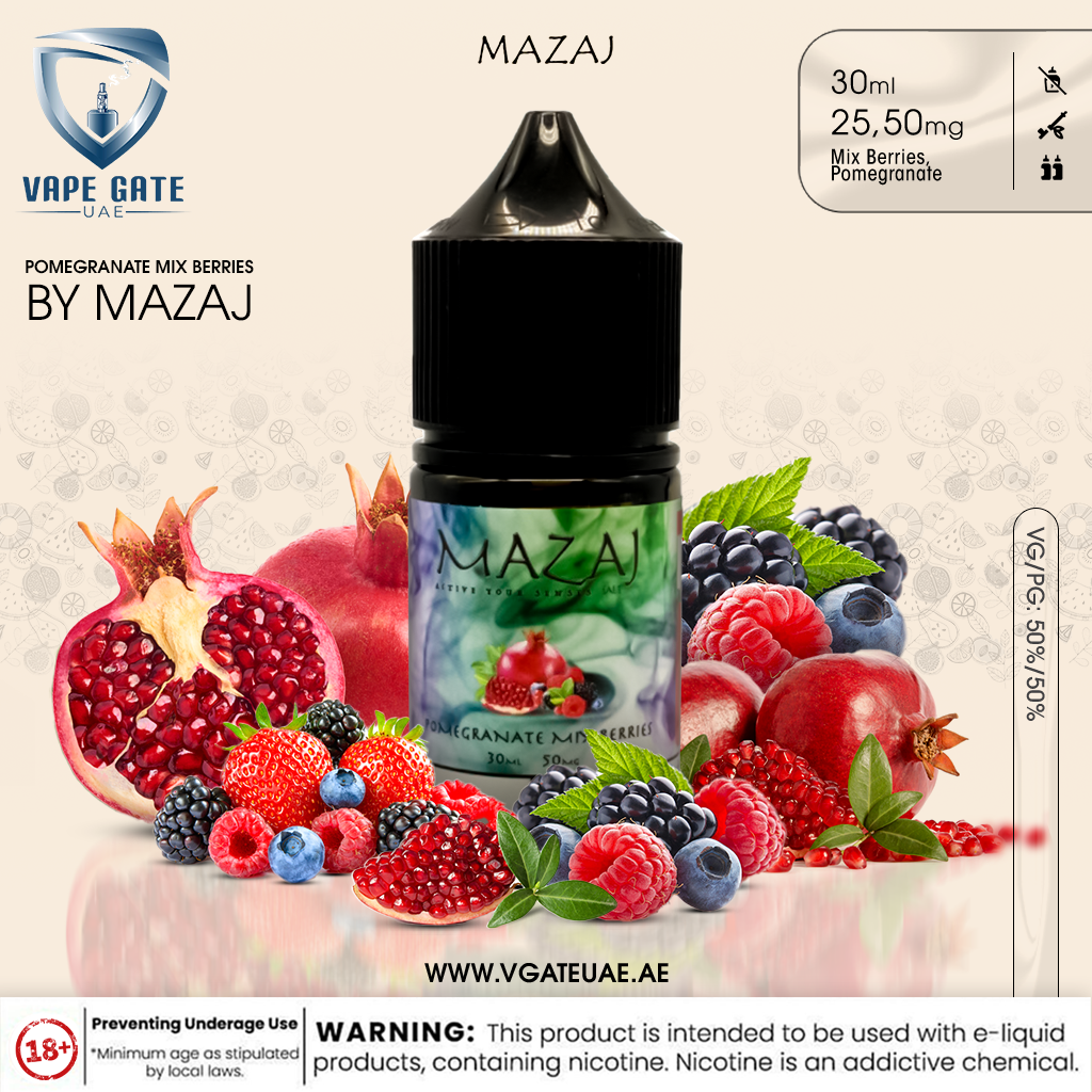 Pomegranate Mix Berries -  by Mazaj 30ml SaltNic
