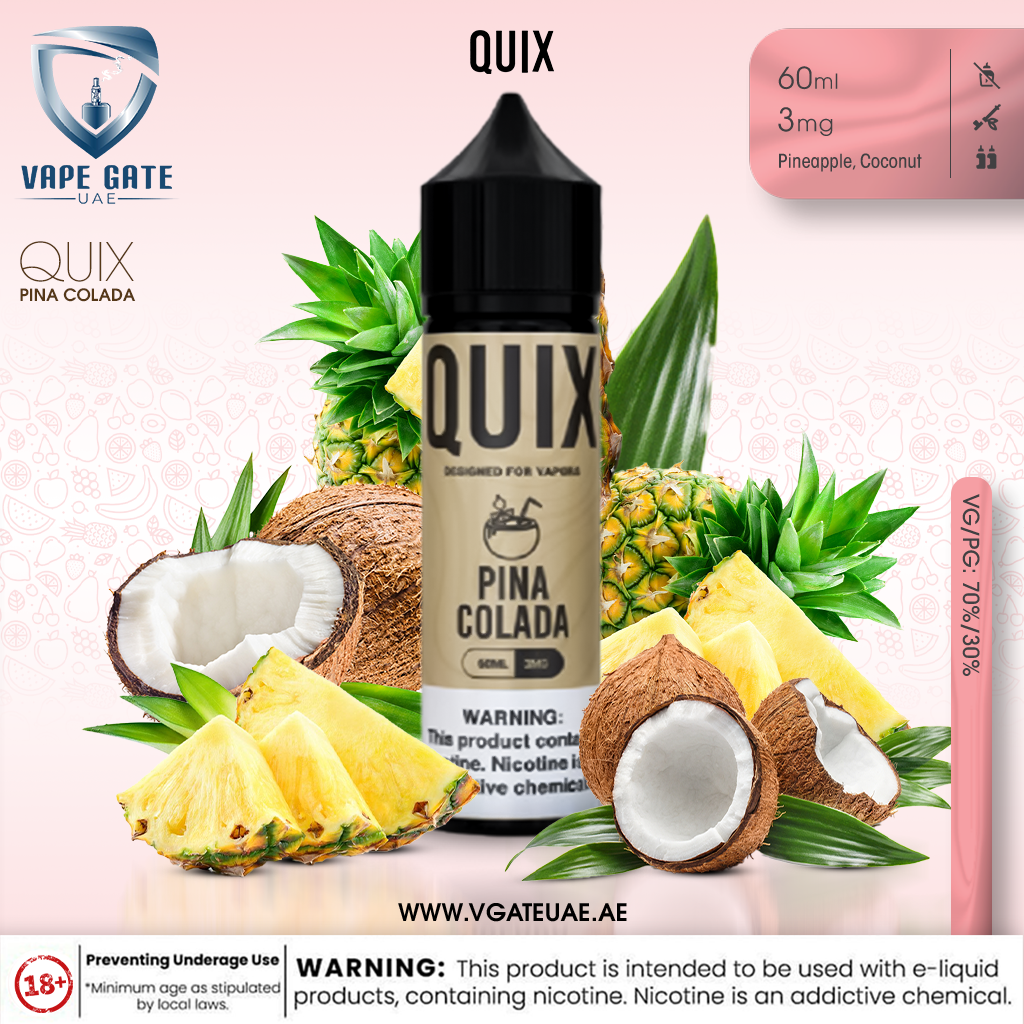 QUIX - PINA COLADA 60ML ELIQUID