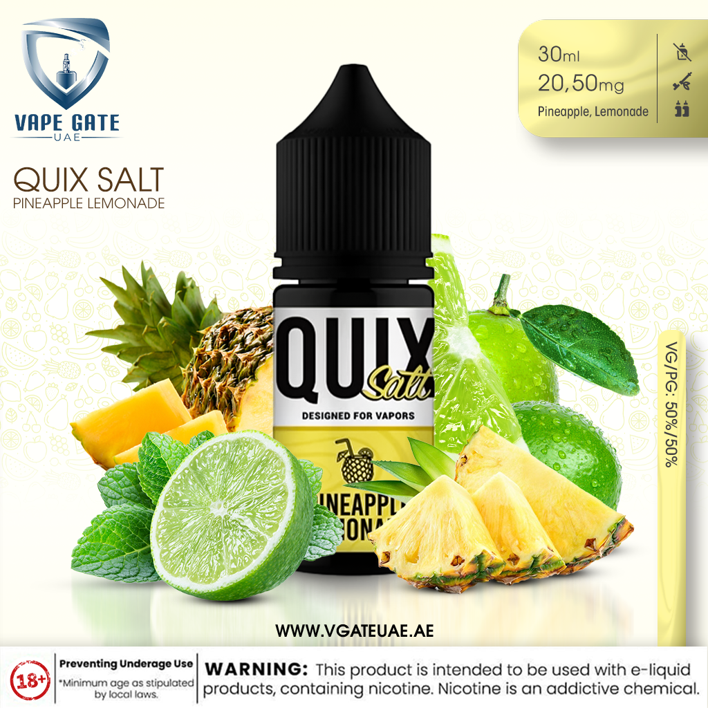 QUIX SALT - PINEAPPLE LEMONADE 30ML