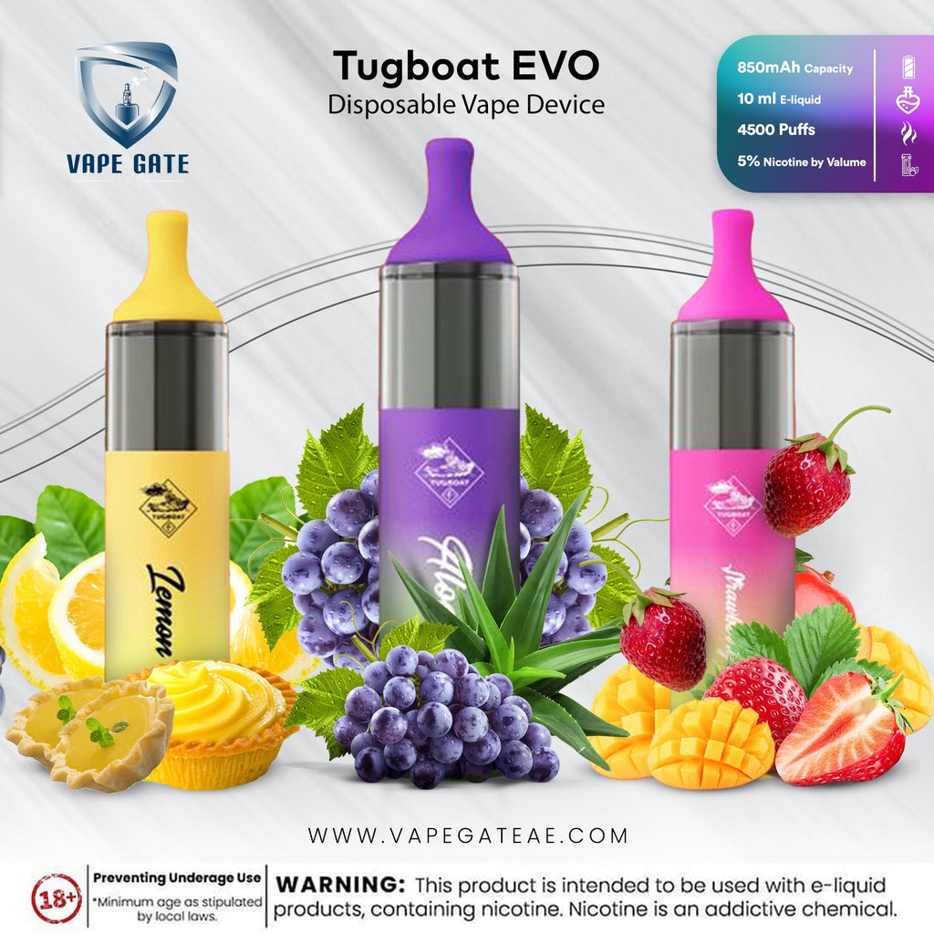 Tugboat EVO Disposable Vape Device 4500 Puffs 850mAh