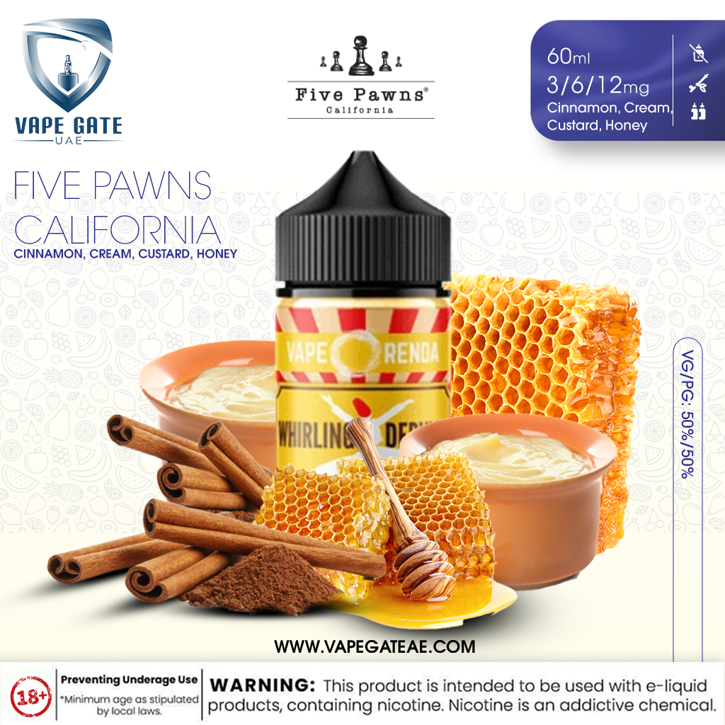 Vape Orenda Whirling Dervish - 60ml E liquid by Five Pawns California