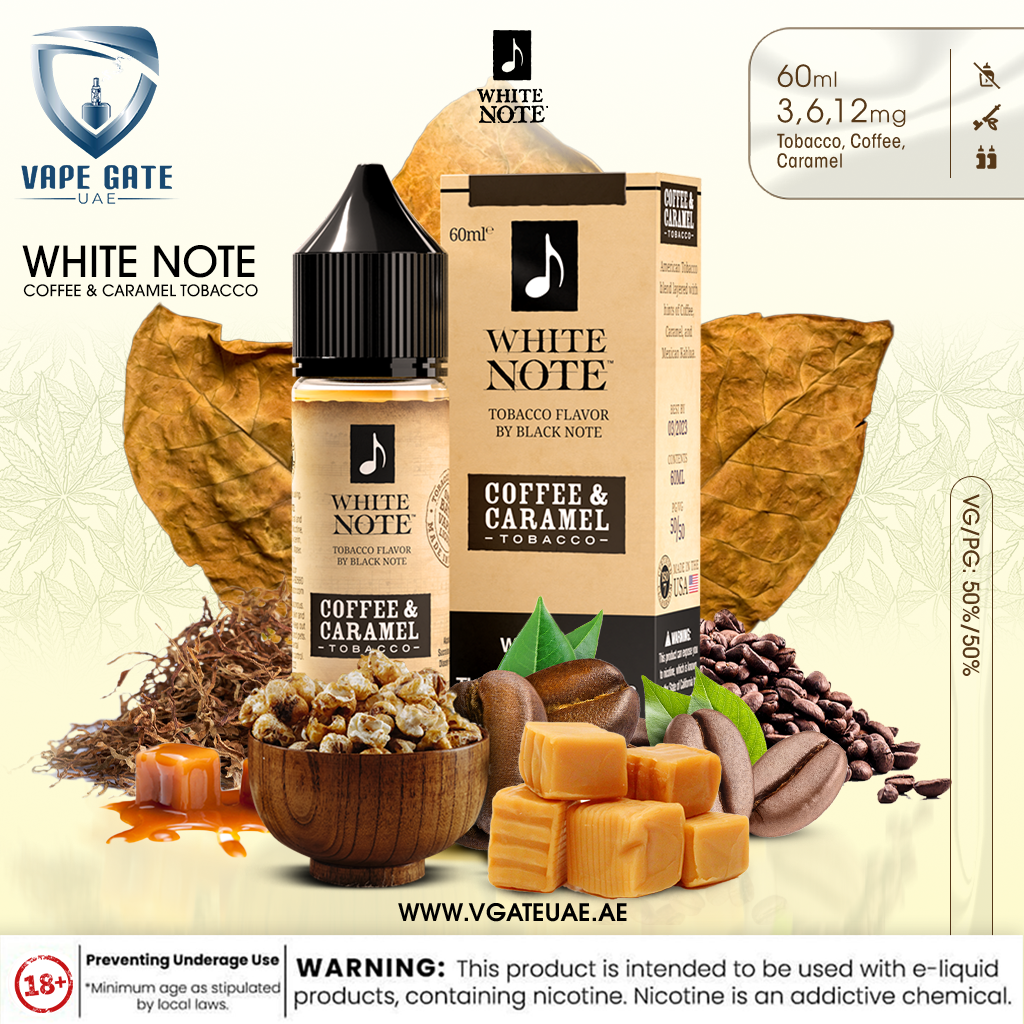 WHITE NOTE - Coffee & Caramel Tobacco 60ML