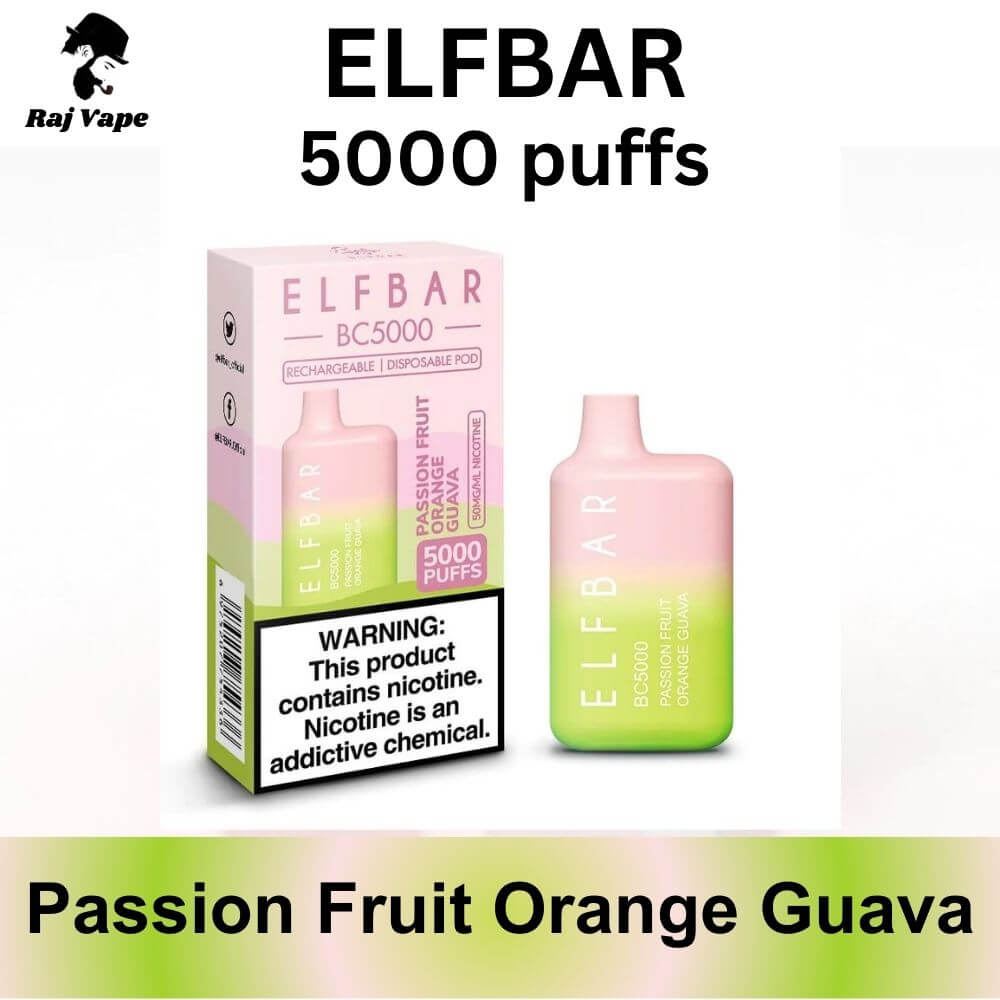 ELFBAR Passion Fruit Orange Guava 5000 Puffs in Dubai, UAE