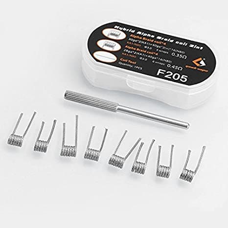 GEEKVAPE F205 HYBRID ALPHA BRAID 2 IN 1 PREBUILT COILS