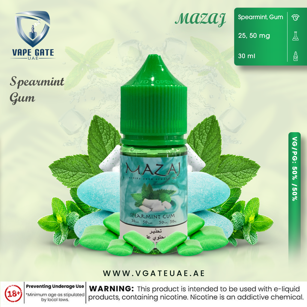 Spearmint Gum - by Mazaj 30ml SaltNic