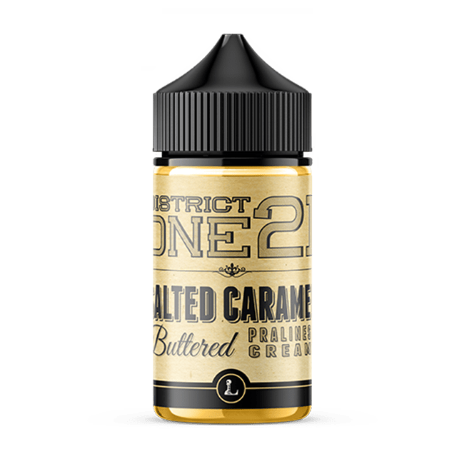 District One21 Salted Caramel - 60ml E liquid by Five Pawns California