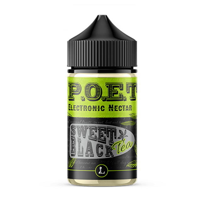 Poet - Sweet Black Tea - 60ml E liquid by Five Pawns California