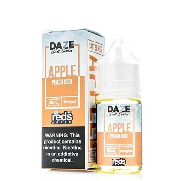 7 DAZE SALT - RED'S APPLE - APPLE PEACH ICED SALT