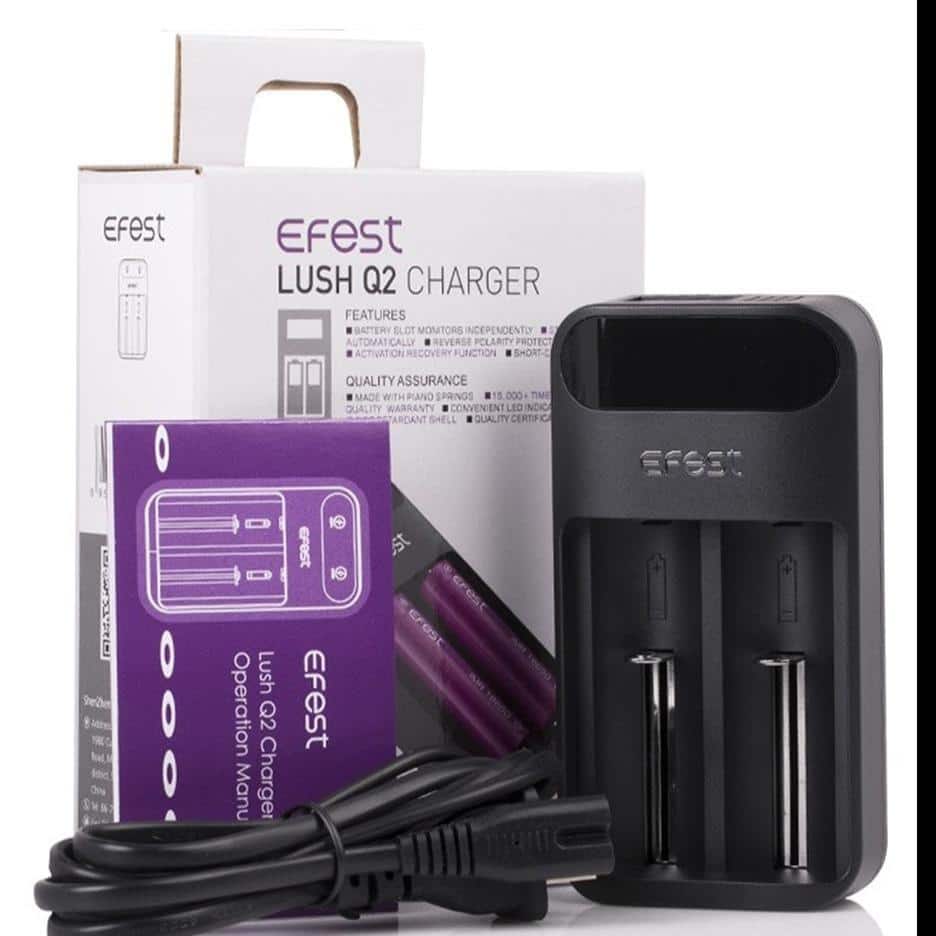 Efest LUSH Q2 2 Bay Battery Charger